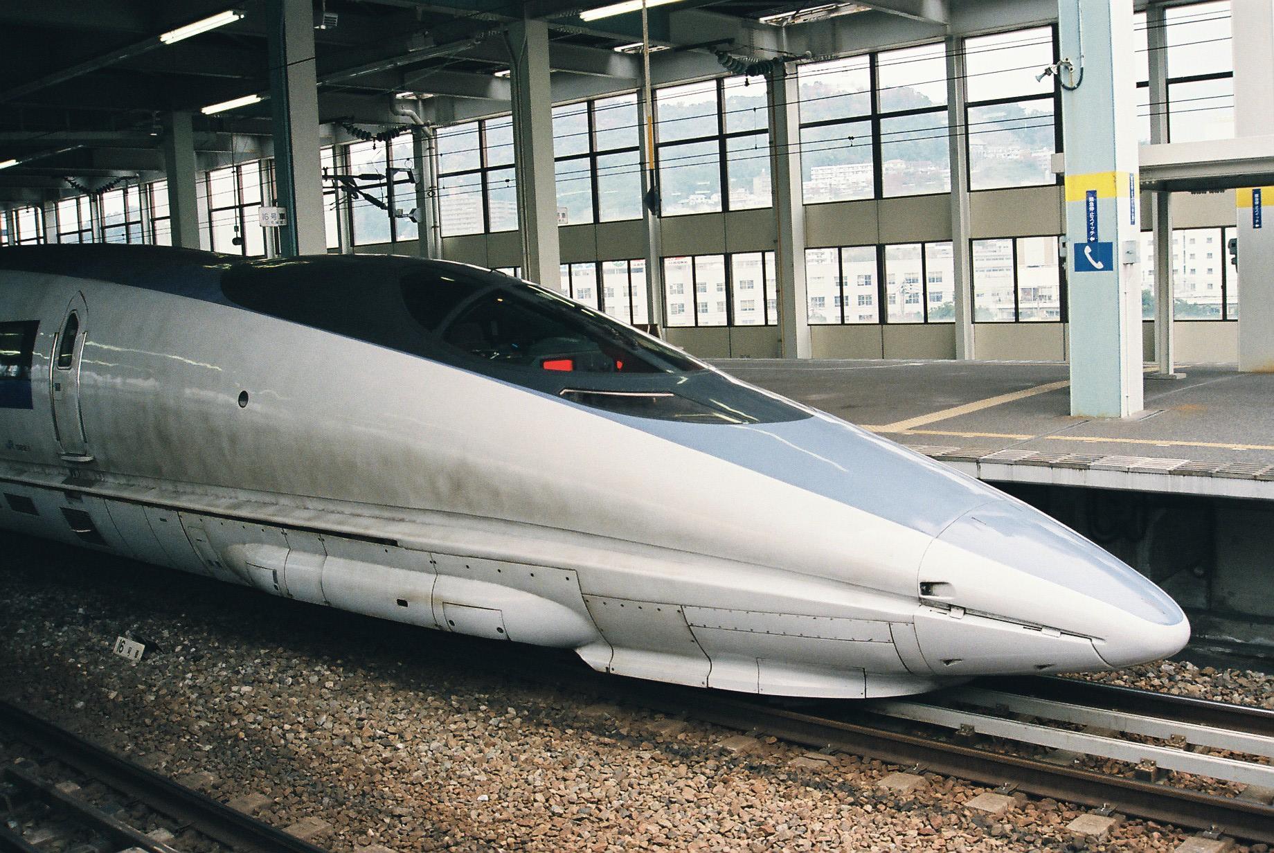 500系新幹線 車両番号プレート W1編成 1号車